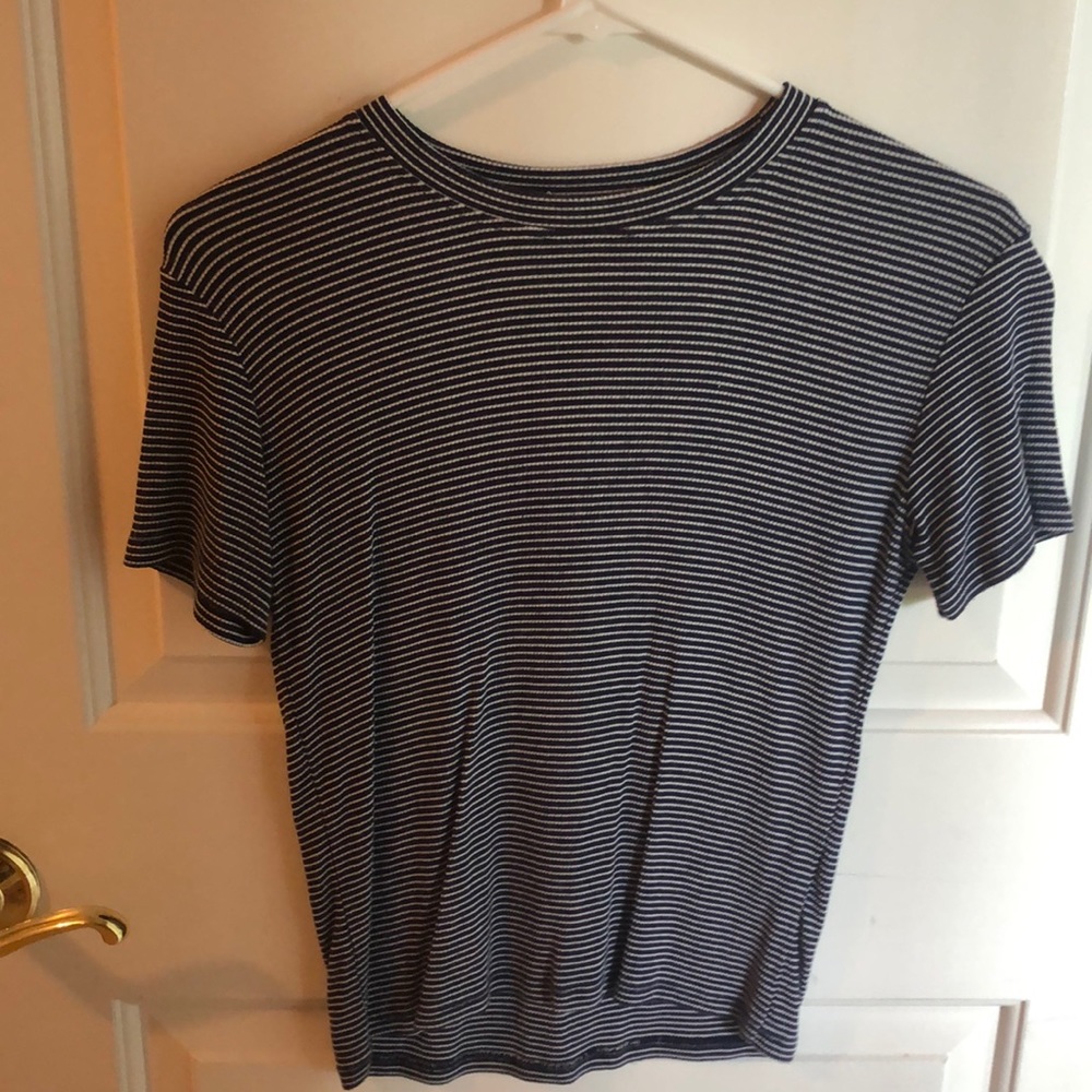 short sleeve striped tee